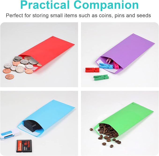 Cash Envelopes -120 Envelopes Money Saving Challenge, 3.2x6.6inch Money Envelopes for Budgeting, Coins, Checks, Gift Cards & Tickets