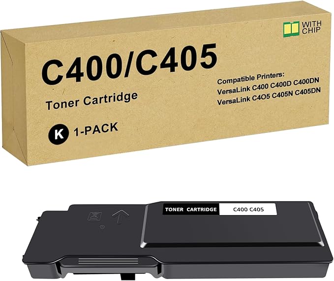 greencycle VersaLink C400/C405 Extra High-Yield Toner Cartridge (10,500 Pages) 106R03524 106R03525 106R03526 106R03527 Replacement for Xerox Versalink C400 C405 C400D C405N C400DN C405DN(1 Pack,Black)