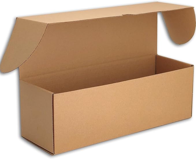 12x4x4 Shipping Boxes Brown Mailer Corrugated Cardboard Box Set of 25 | for Packaging, Literature, Packing, Mailing, Storage, Small Business, Moving, Gift, Supplies, Quick Fold, Tab Locking