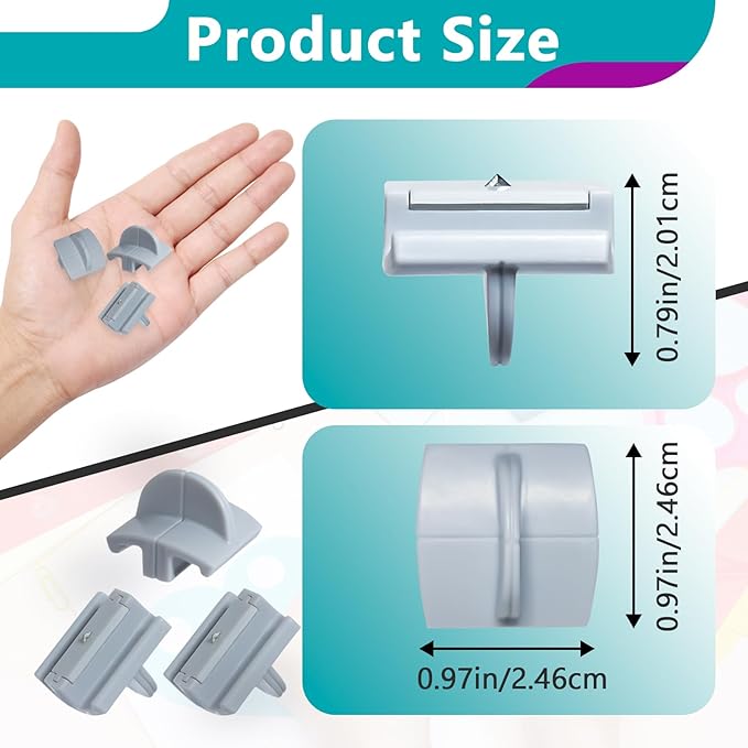 3 Pcs 157400-1001 Paper Trimmers Blades Replacement for Fiskars Blades, Compatible with 12" Portable Paper Cutter Style I Blade 1968701005, Grey