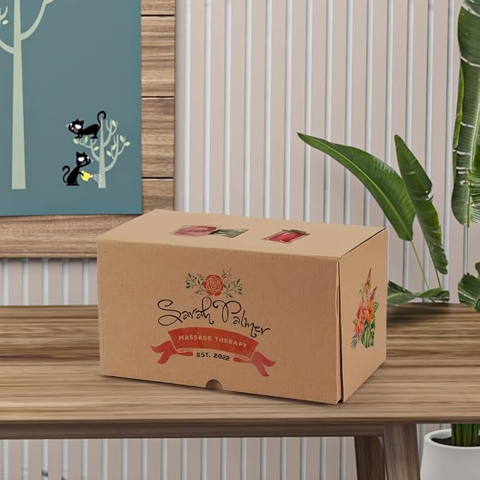 RLAVBL 11x6x6 Inches Shipping Boxes Set of 20, Brown Small Corrugated Cardboard Box, Mailer Boxes for Packing Small Business