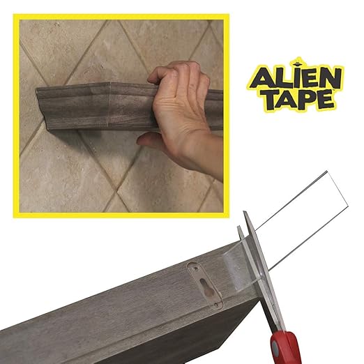 ALIEN TAPE Double Sided Tape Heavy Duty, Nano Tape, Double Sided Mounting Tape, Heavy Duty Double Sided Tape for Walls, Wall Tape, Clear Adhesive Tape for Poster Photo Wall Décor As Seen on TV 30 Feet