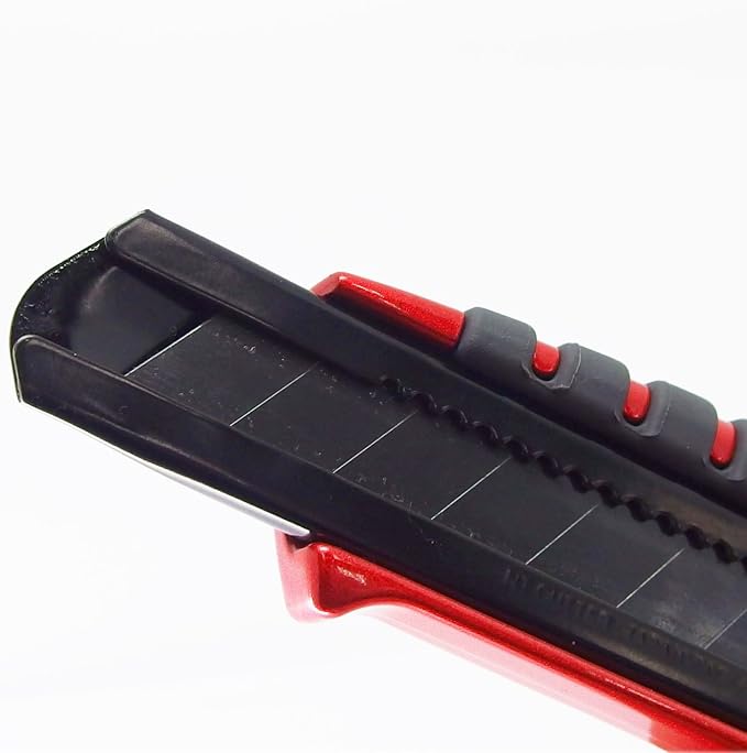NT Cutter Premium Evolution PMG Series Aluminum Die-Cast Cushioned Grip Screw-Lock Utility Knife (PMGL-EV01), 18mm Heavy-Duty