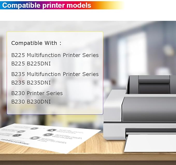 B230 B235 B225 Toner Cartridge 006R04400 High-Yield 3,000 Page Replacement for Xerox B225 B230 B235 B225DNI B230DNI B235DNI Printer, Black 1 Pack