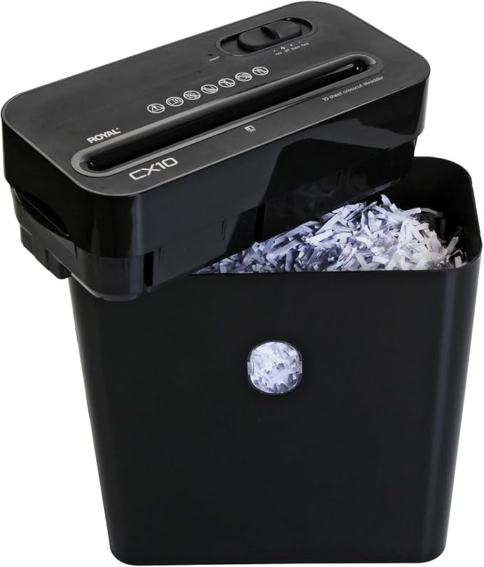 Royal 89342X CX10 Crosscut Shredder