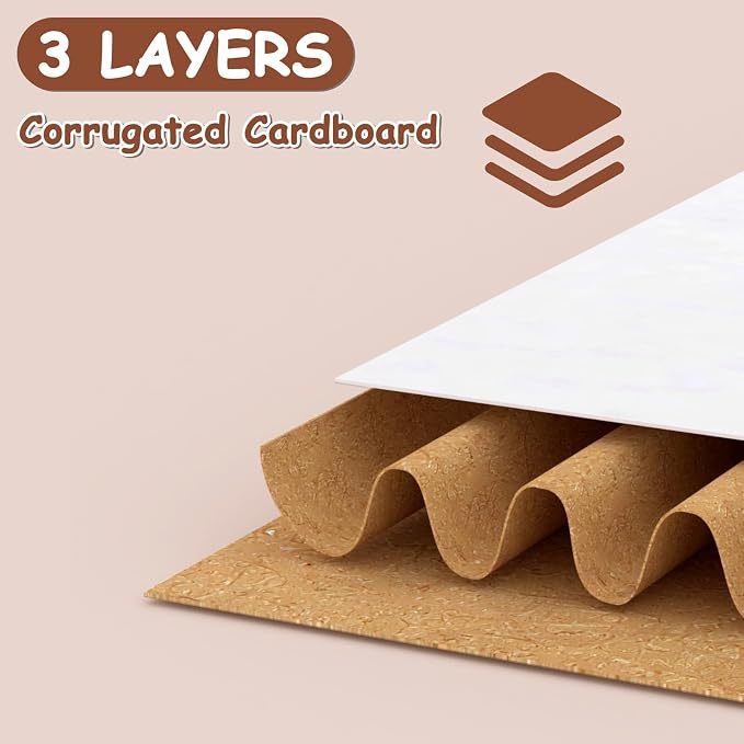 Hoikwo 30 Packs Shipping Boxes Mixed Sizes | 10 PCS Each of 8x8x8, 7x7x7, 6x6x6, White Cardboard Box for Small Business Packaging and Mailing