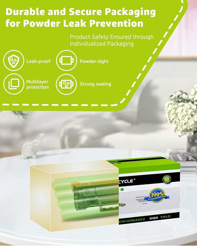 greencycle Compatible for HP 134A Black Toner Cartridge Work with Laser Jet M209dw M209d M234dw M234sdn M234sdw Cannot be Used for Laser 209dw𝐞 234dw𝐞 234sdn𝐞 234sdw𝐞(4PCS,with Chip)