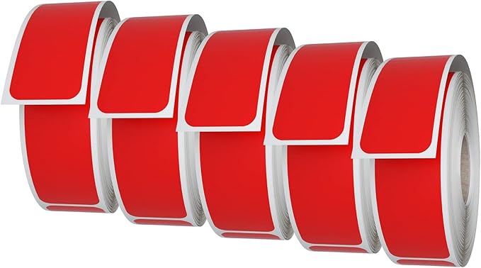 Royal Green Rectangular Color-Coding Labels 3x1-10 Sticker Rolls (75mm x 25mm) - 2500 Pack
