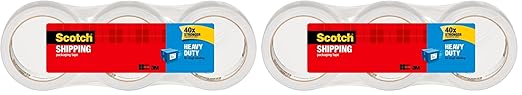 3M Company TV205153 Tape, Clear, 3 roll Pack (Pack of 2)