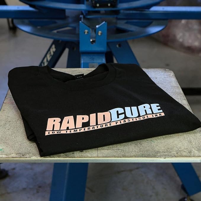 Rapid Cure® Screen Printing Ink Pastel Orange (Pint - 16 oz.) - Plastisol Ink for Screen Printing Fabric - Low Temp. Curing Plastisol by Screen Print Direct - Orange Plastisol Ink for Silk Screens