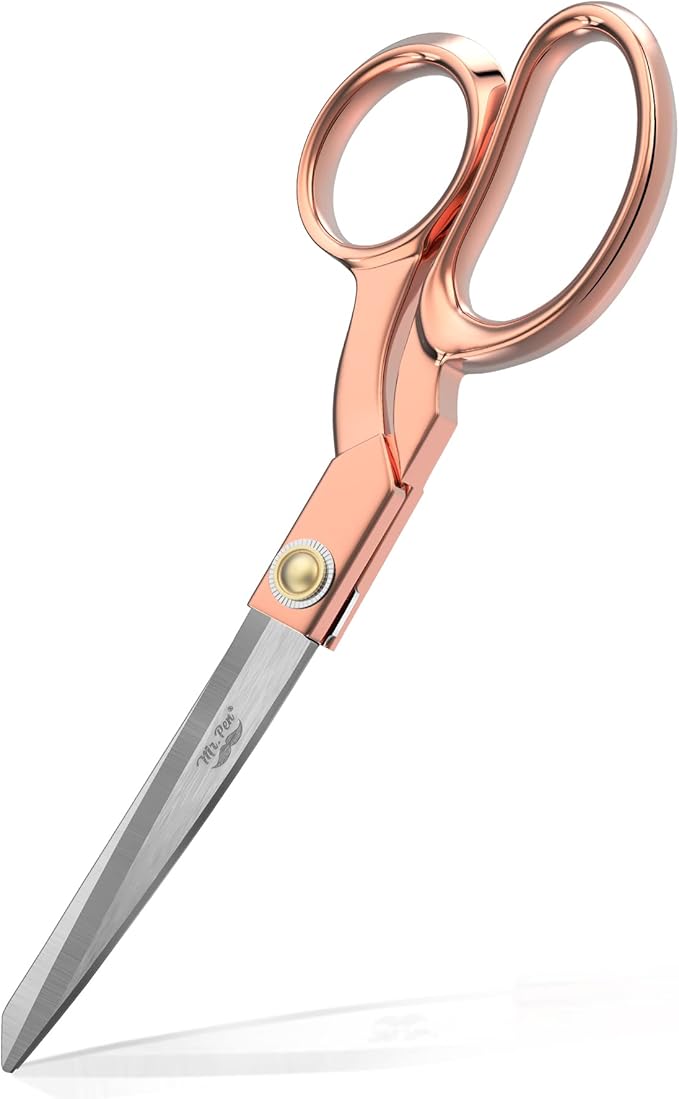 Mr. Pen- 8-inch Rose Gold Premium Fabric Scissors, Heavy Duty Tailor Shears for Cutting, Professional Sewing Cutter