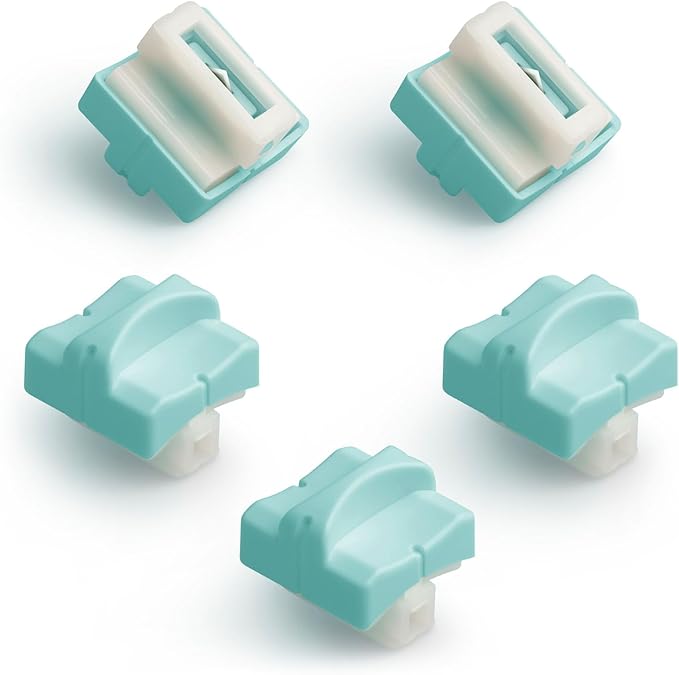 Firbon 5 Pieces Green Replacement Blade with Automatic Security Safeguard Design for Paper Cutter Trimmers