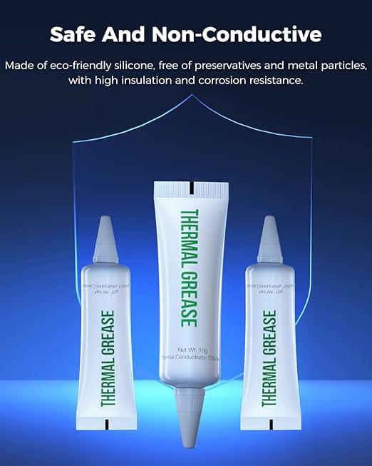 Creality 3D Printer Thermal Grease, High Thermal Conductivity, 250°C High-Temperature Resistant Paste for 3D Printer Hotend&Nozzle, Suit for All FDM 3D Printer (1 Pack)