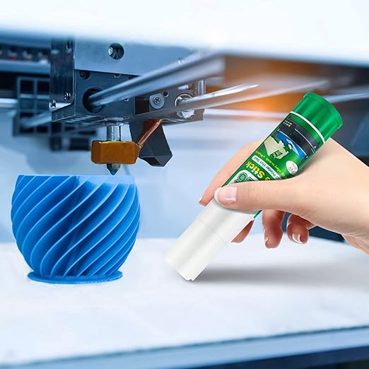 3D Printer Glue Sticks 3 Pieces for Glass, PEI Sheet, Aluminum Build Plate, Solid Adhesive for PETG, PLA, TPU, ABS Filament, 1.27oz*3, Washable Stick Glue