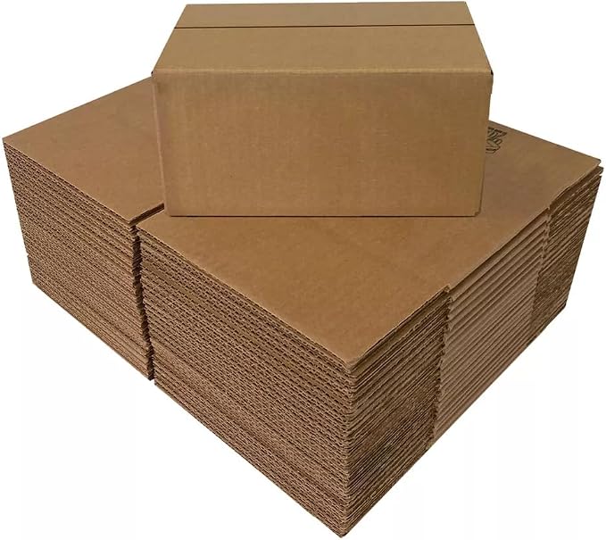 Corrugated Mail & Shipping Boxes, 10 x 8 x 6 inch, 25 pack