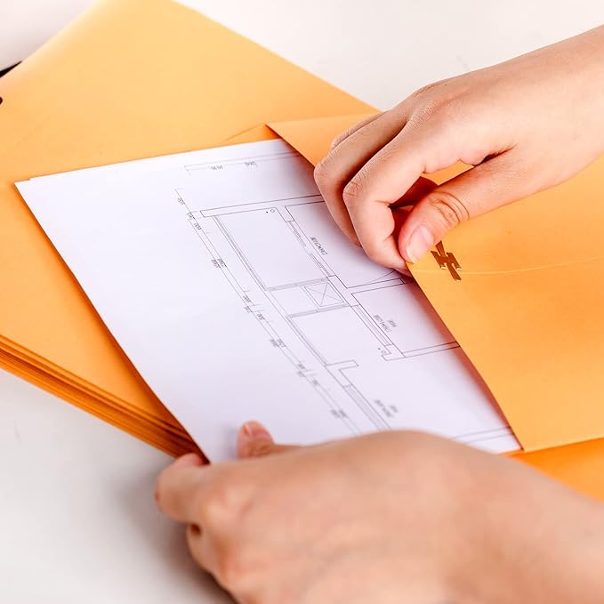 Mr. Pen- Clasp Envelopes,36 Pack, 9x12, Brown Kraft, Letter Size Envelopes, Document Envelope