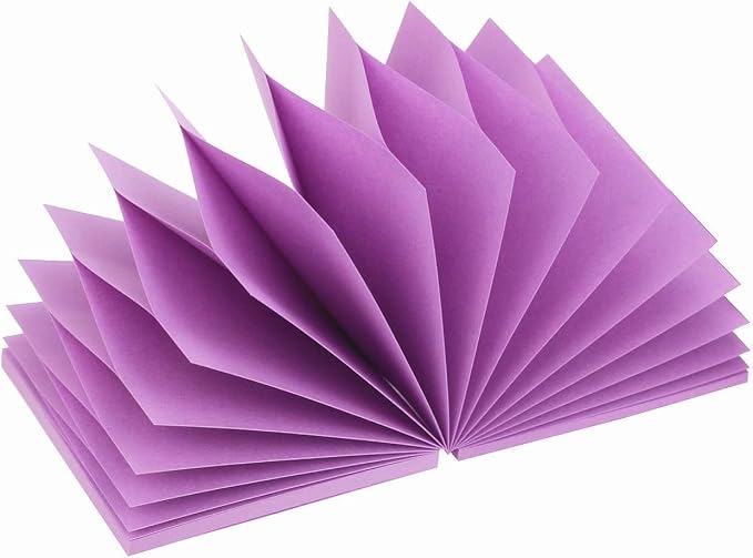 Early Buy Pop Up Sticky Notes, 3x3 in, 6 Pads, 6 Bright Colors, 100 Sheets | refillable design, repositionable adhesive, ideal for office, school, and home use