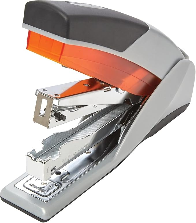 Swingline Stapler,25 Sheet Capacity,Optima 25,Jam Free,Reduced Effort,Soft Grip,Orange and Gray (66402),(Pack of 6)