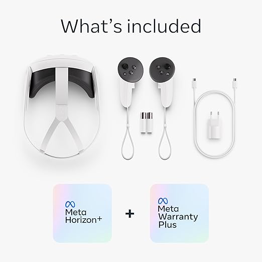 Meta Quest 3 512GB, one Low Monthly Price, 24 Months of Games and Extended Protection, Ultimate Virtual Reality Experience