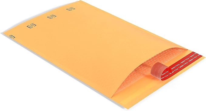 Staples Bubble Mailers, #4 Size, 9.5x13.5 Inch, Cushioned, 25-Pack | Durable mailers for shipping fragile items and everyday packages.