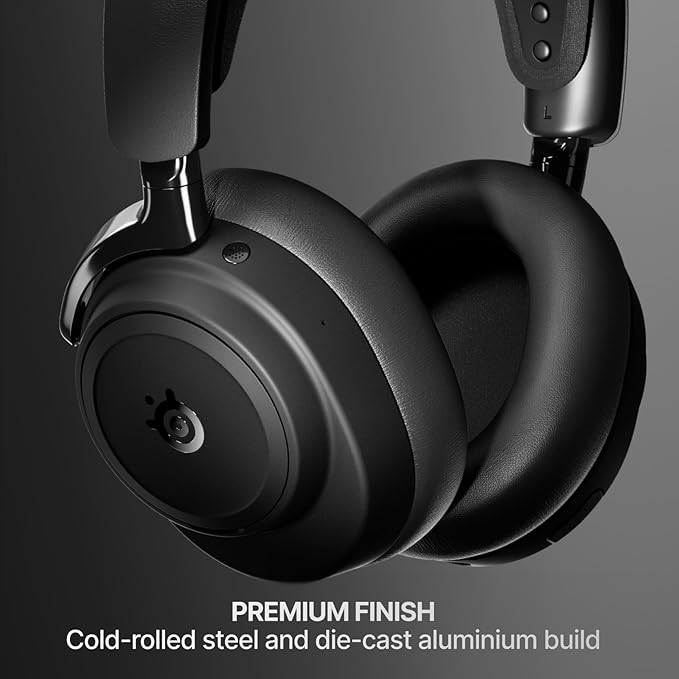 SteelSeries Arctis Nova Elite - Hi-Res Wireless Gaming Headset — 96kHz/24bit — Carbon Fiber Speakers — ANC — AI Noise Rejection — App — 2.4GHz + BT — Multi-Source Mix — OmniPlay PC+PlayStation+Xbox