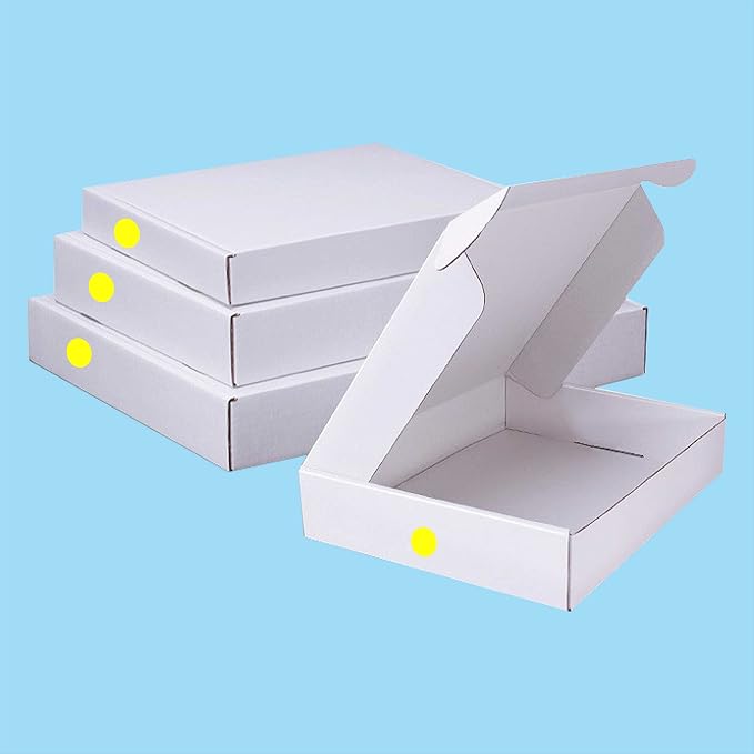 PARLAIM 1/2 Inch Color-Code Dot Stickers,1000 per Roll dots Label Dispenser Box,Color Coding Circle Stickers(Yellow)