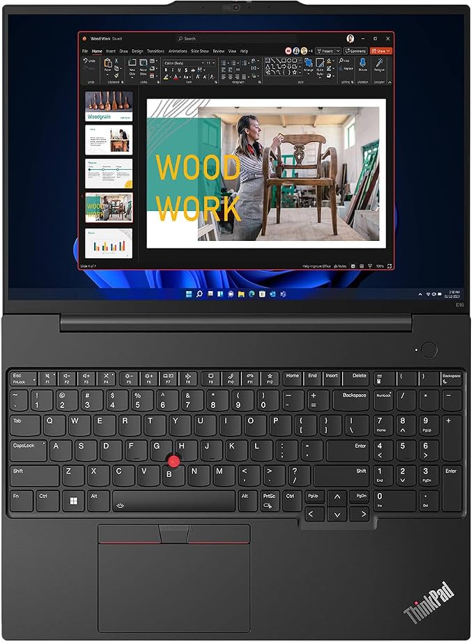 Lenovo ThinkPad E16 Gen 1 21JN0040US 16" Touchscreen Notebook - WUXGA - Intel Core i5 13th Gen i5-1335U - 16 GB - 512 GB SSD - English Keyboard - Graphite Black
