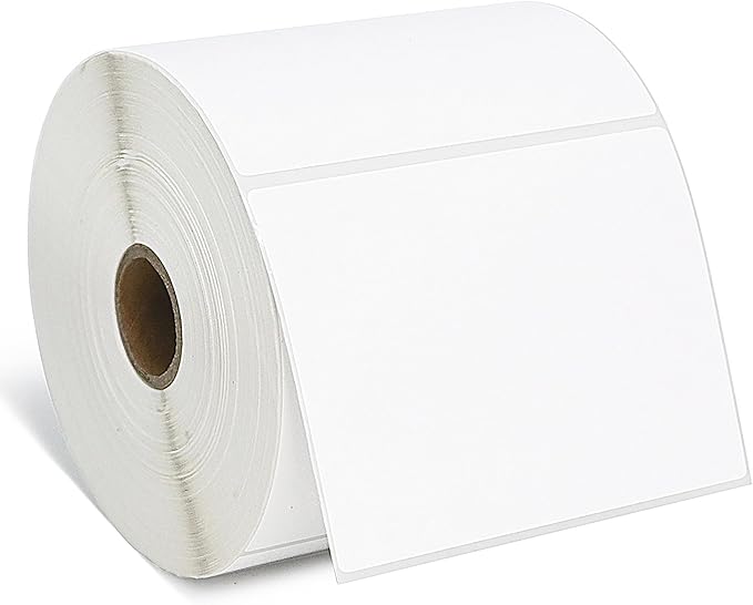 ESSENTIAL 4"x3" Direct Thermal Barcode Labels, Shipping Labels, Compatible with Arkscan & Zebra Label Printers, 850 Label of Roll (1 Roll)