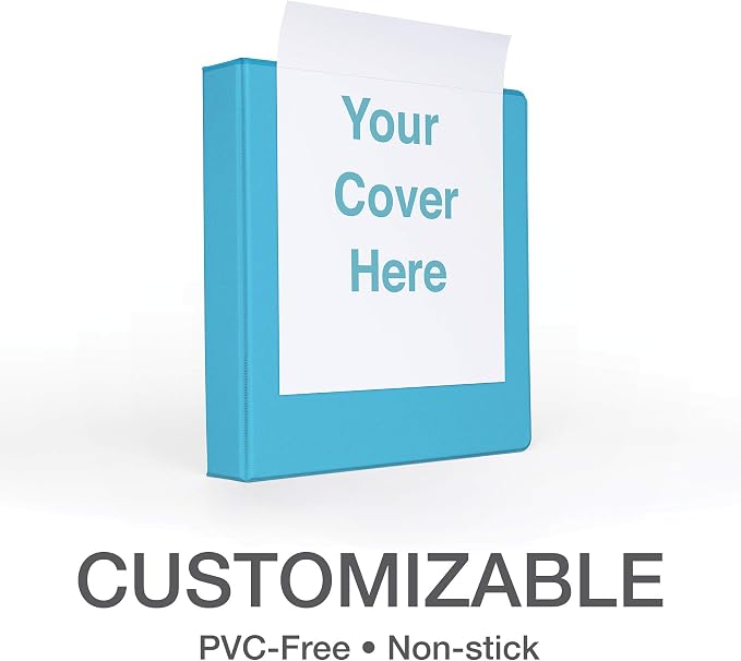 Oxford 1.5 Inch Binders, 4 Pack, 3 Ring Binder, ONE-Touch Easy Open D-Rings, Holds 375 Sheets, Non-Stick, PVC-Free, Three Ring Binders for Organization and Presentations, Assorted Colors