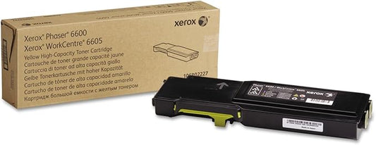 Xerox Phaser 6600/ WorkCentre 6605 Yellow High Capacity Toner Cartridge (6,000 Pages) - 106R02227