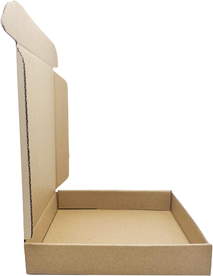 6 x 6 x 1 Inches Small Shipping Boxes 50 Pack Corrugated Cardboard Packaging Business Moving Mailing Box