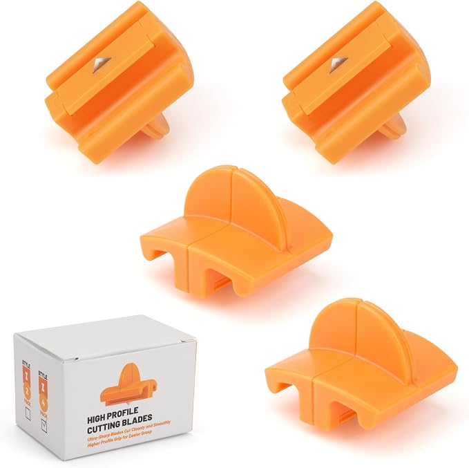157400-1001 Paper Trimmers Blades Replacement for Fiskars TripleTrack | High-profile Style I Blades for 12" Portable Paper Cutter, Cuts Paper Photos Cardstock, Replaces 1968701005