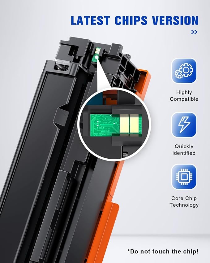 Compatible 215A Toner Cartridges (with Chip) Replacement Compatible for HP 215A W2310A Toner Use with Color Laseret Pro MFP M182nw M155nw M183fw M155dw M183fdw Series Printer (4 Pack)