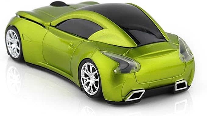 MGbeauty Sports Car Mouse Wireless Mouse Computer Mice Laptop Optical Gaming Mouse Red (Red)