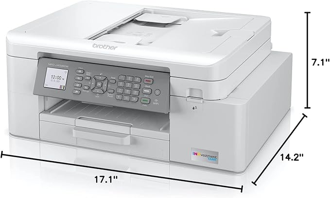 Brother MFC-J4335DW INKvestment Tank All-in-One Printer with Duplex and Wireless Printing Plus Up to 1-Year of Ink in-Box (Renewed Premium)