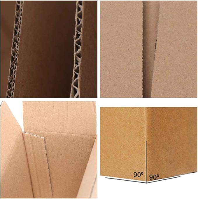 Edenseelake Shipping Boxes 9 x 6 x 4 inches Corrugated Cardboard Boxes for shipping Package, 25 Pack