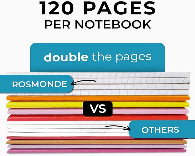 50 Pack A5 Kraft Notebook, Wide Ruled, Bulk Journal Notebook A5 | Bulk Composition Notebook, 120 Pages (60 Sheets) Thick Notebook, 8 x 5.7, Bulk Kraft Travel Journals, Notebook for School