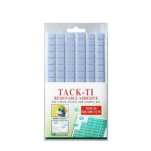 Reusable Nail Art Clay, Nail Glue Clay DIY Professional Fake Nail Tips Sticky Manicure Tool, Nail Art Plastic, Manicure, Non Sticky Hand Clay Nail Fixing Gel (Blue)