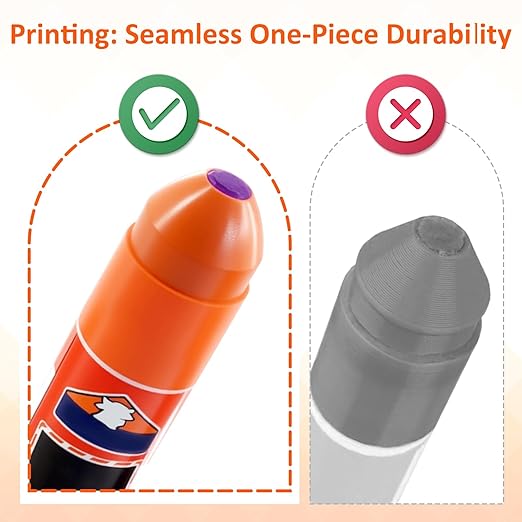 6Pcs Precision Tips Compatible with Elmer's 7g Glue Sticks, Fine Tip Glue Applicator for Family Crafts, Sewing, and Paper Projects