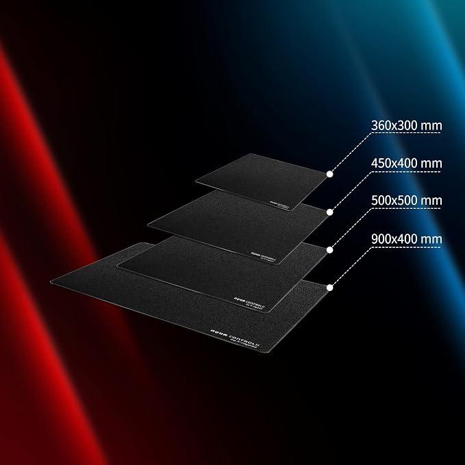 X-Raypad Aqua Control 2 Gaming Mouse Pad, Ultra-High Precision Mouse Pad with Perfect Speed and Control Capability, Consistent X and Y Glide, Designed for Fps Players with Low DPI Requirements