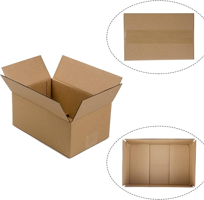 Shipping Boxes 9x6x4 Inches Small Corrugated Cardboard Boxes, 25 Pack
