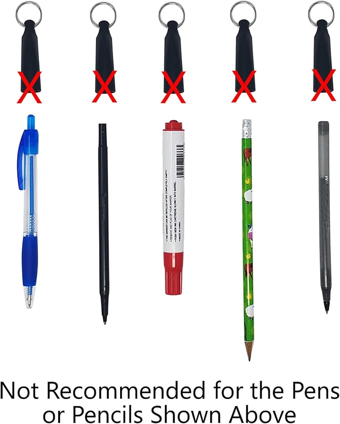 Specialist ID 25 Pack Custom Logo Retractable Pen Reel with Dome Label - Heavy Duty Personalized Marker & Pencil Holder with Metal Belt Clip for Construction, Industrial Work Gear Branding