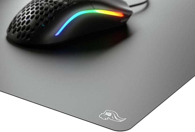 GLORIOUS Elements Air Mousepad - XL Hard and Ultra Thin Polycarbonate Flexible Surface Large Gaming Mouse Pad 15"X17" Extended Hard Mousepad (Helios) (GLO-MP-ELEM-AIR)