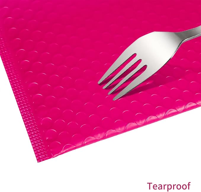 8.5x11 Inch 30 Pack Pink Bubble Mailers, Waterproof Padded Envelopes, Self Seal, Strong Adhesion Bubble Envelopes, Cushioning Padded Mailers for Small Items
