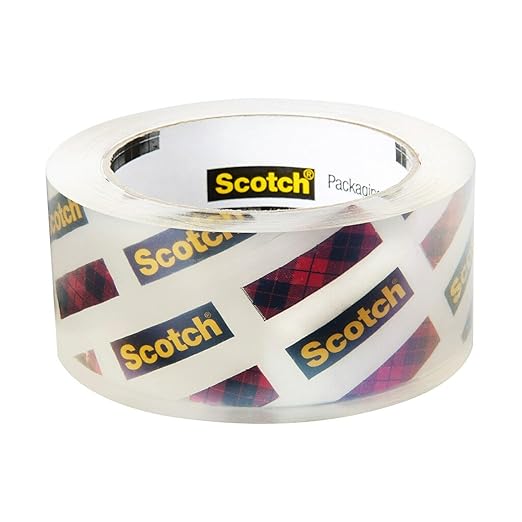 Scotch Box Lock Packing Tape, Clear, Extreme Grip Box Packaging Tape for Shipping and Mailing, 1.88 in. x 54.6 yd, 3 Refill Rolls