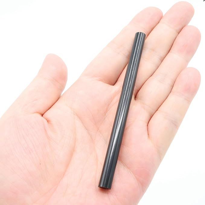 30 Pack Mini Size Hot Glue Sticks, Hot Glue Gun Bulk Sticks,Length 100mm / 4", Diameter 7mm / 0.27"/ 0.28 Inch for Kids and Adults DIY Craft, Repairing, Decoration,Black 0.7cm x 10cm