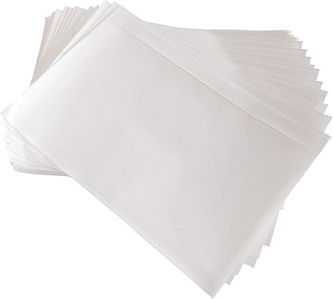 6" x 9" Clear Adhesive Top Loading Packing List Pouches Shipping Label Envelopes (1000 Pack)