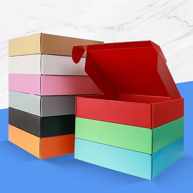 Pink Shipping Packaging Boxes Mailers E-Commerce Packing 20Pcs13×9×2 Inch | Corrugated cardboard Wraps,flat pre-folded easy assembly,online store daily shipping parcels,gifts boxes,cross-border mailing