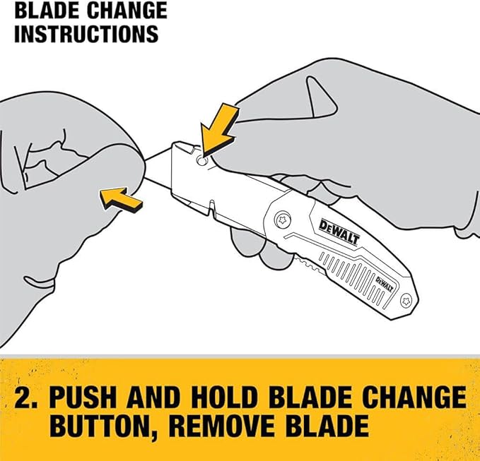 DEWALT DWHT10035L Folding Retractable Utility Knife