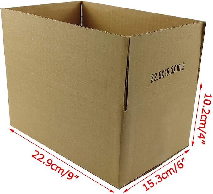 Edenseelake Shipping Boxes 9 x 6 x 4 inches Corrugated Cardboard Boxes for shipping Package, 25 Pack